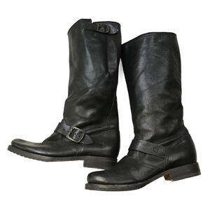 Vintage Frye Harness Leather Boots Size 7.5